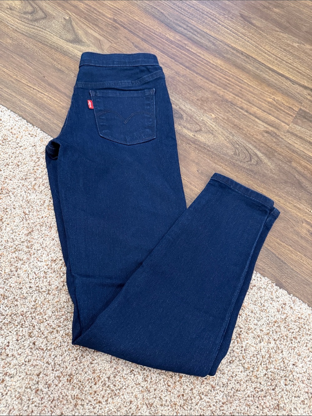 Girls Levi's Dark Blue Stretch Jeggings